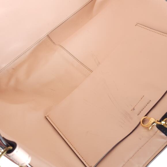 REED KRAKOFF Women's Large Blush Leather Top Handle Tote Bag Purse - Picture 15 of 16